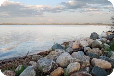 Don't just do something. Stand there! 6 lakeshore rock boulders