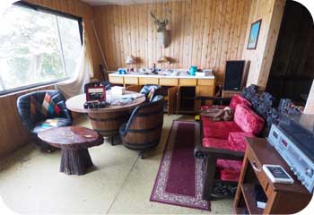 Our Latest Real Estate Investment: 7 Acres of Lakefront 12 waterfront cabin interior