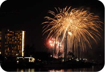 Friday Fireworks Waikiki