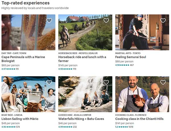 Airbnb Experiences