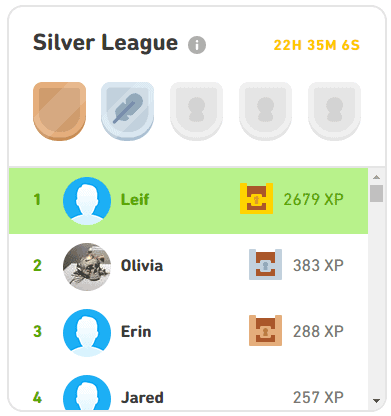 duolingo league