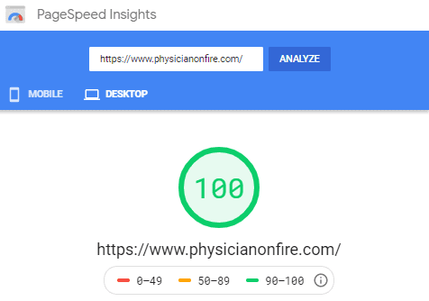 Page Speed 100