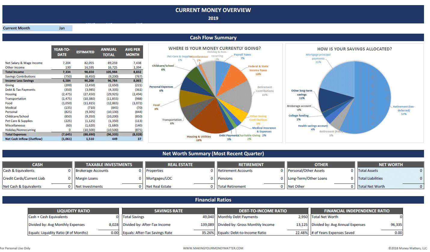 Personal-Finance-Spreadsheet