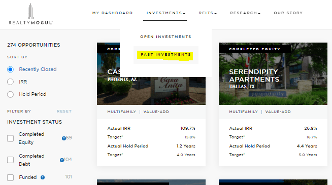 Realty-Mogul-Past-Investments