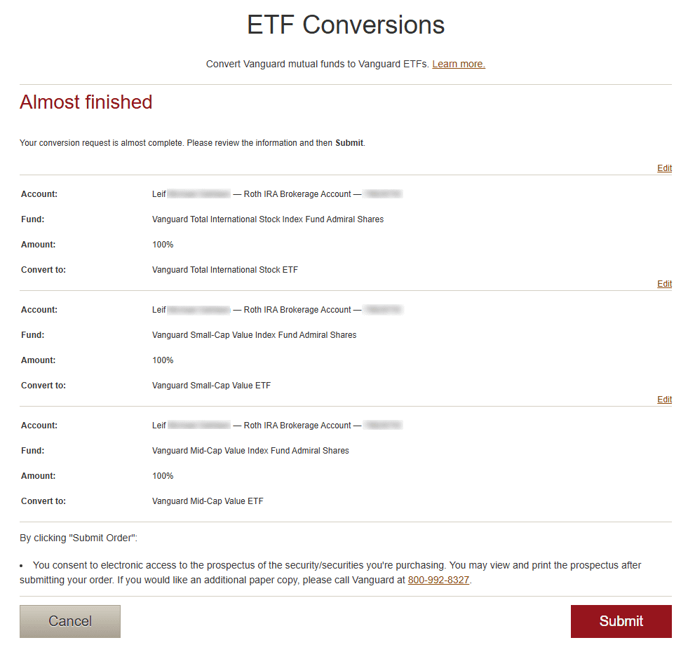 How to Easily Convert Vanguard Mutual Funds to ETFs (and Why) 6 Vanguard_Mutual_Fund_To_ETF_04
