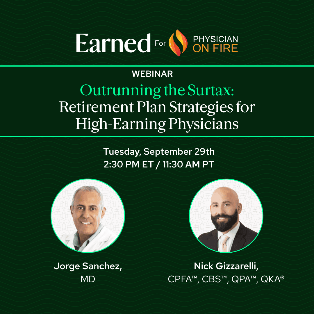 Outrunning the Surtax — Retirement Plan Strategies for High-Earning Physicians