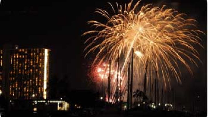Friday Fireworks Waikiki