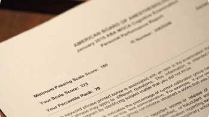 ABA Passing Score
