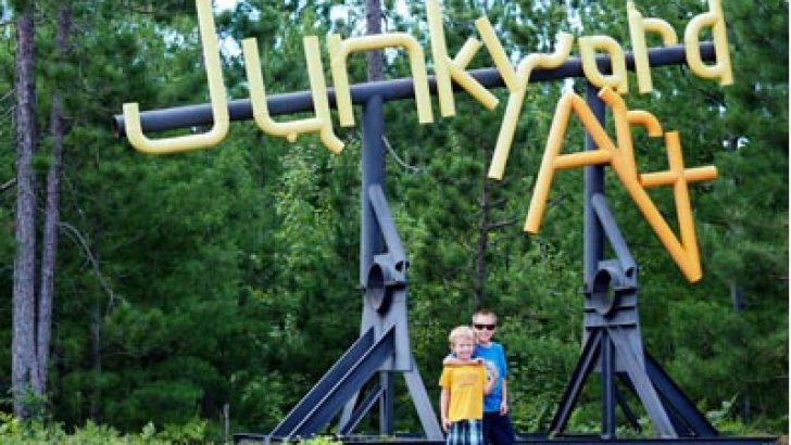 lakenland junkyard art