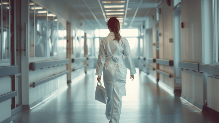 female leaving medical profession